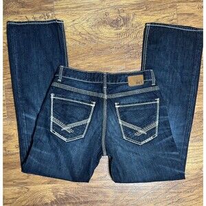 BKE Buckle Jake Straight Stretch Dark Wash Jean size 31R